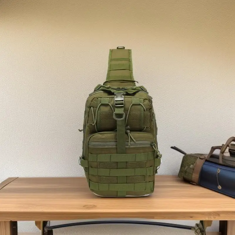 Tactical Assault Pack Sling Backpack Waterproof EDC Rucksack Bag For Outdoor Hiking Camping Hunting Trekking Travelling