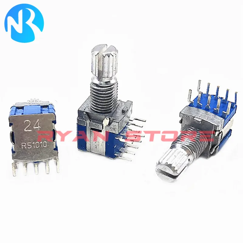 2PCS 100% New RS1010 Plum Shaft 15MM Band Rotary Gear Change Switch 1Pole 2 1Pole 3Position 1Pole 4 1Pole 5 2 Pole 2 Position