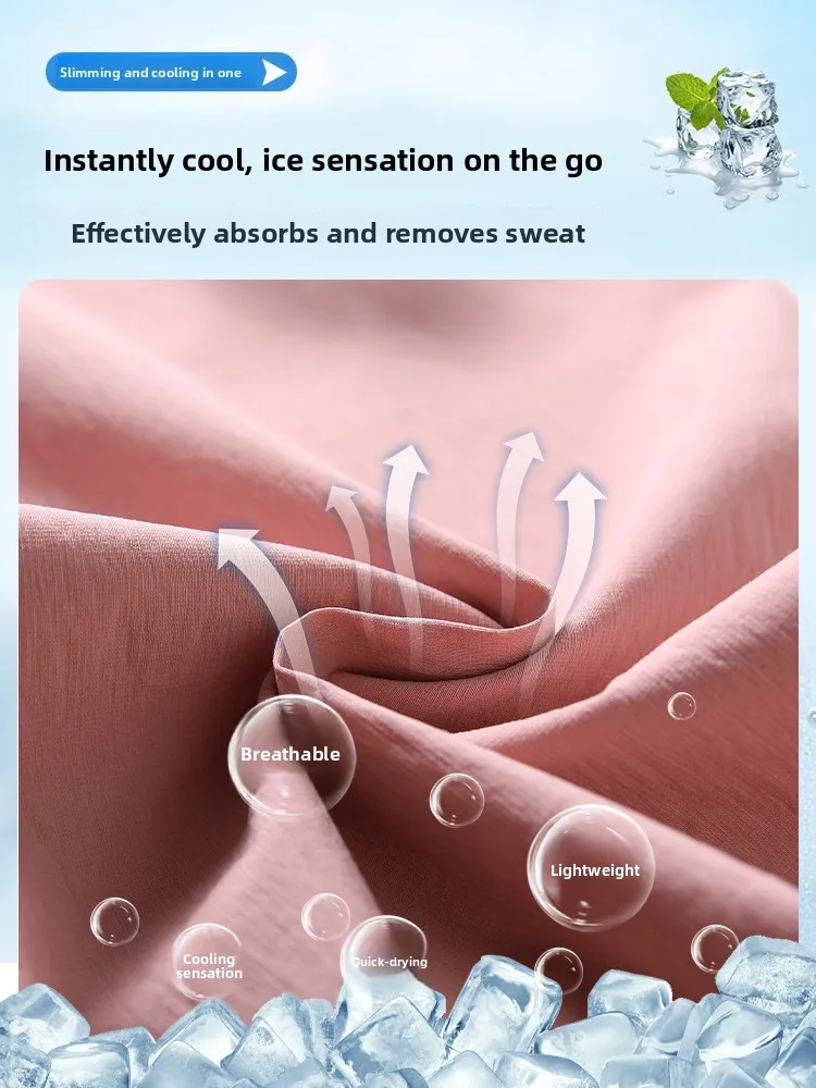 ارتفاع الخصر الأمريكية Sle العمل السراويل النسائية الصيف الجديدة خمر مستقيم الساق التخسيس المظلة كوي السراويل الرياضية الجافة