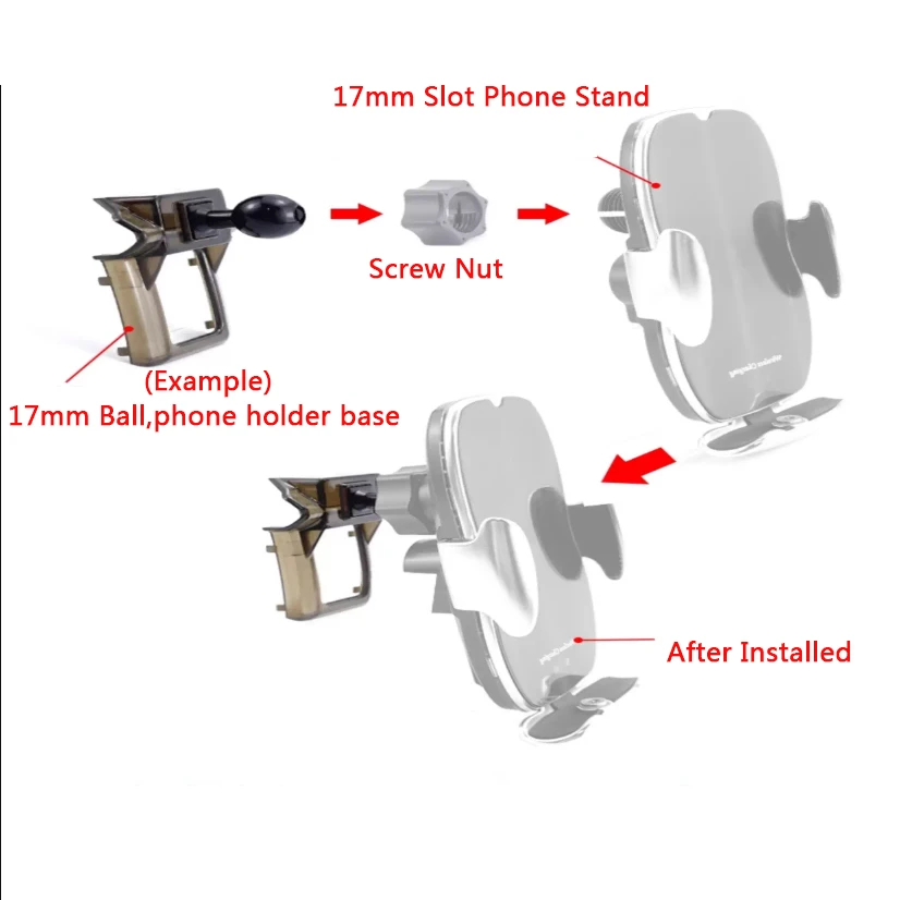 Phone Holder Bracket Mount Special for Hyundai Elantra 2004-2022, TUCSON 2006-2022, PALISADE 2019-2024, iX35 2010-2021