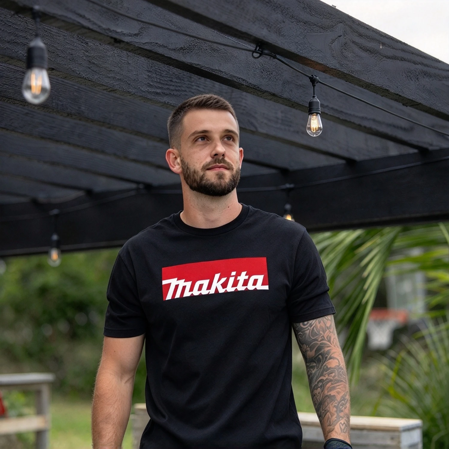 2026 New Makita Tools Family Matching Oversized Unisex Streetwear T Shirt Red Box Text Graphic Power Tools Casual Cotton Tee