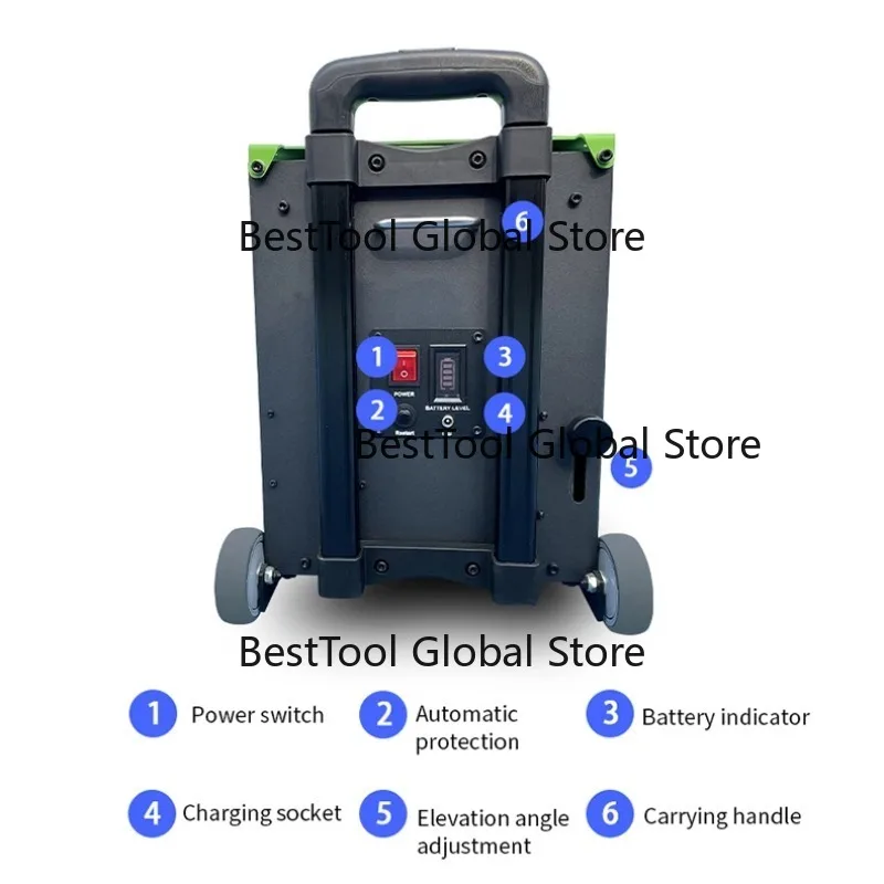 

High-Portability Padel Tennis Ball Machine with Customizable Trajectory for Training Sessions