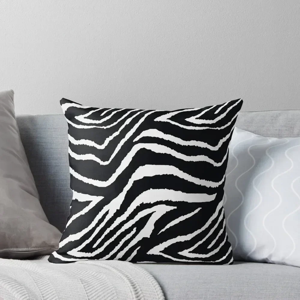 

ZEBRA ANIMAL PRINT BLACK AND WHITE PATTERN Throw Pillow Christmas Covers Christmas Pillowcase Christmas s Covers pillow
