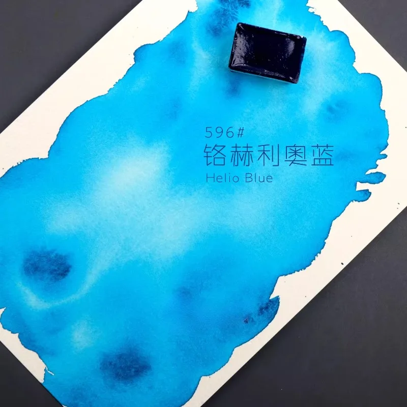 طلاء ألوان مائية رئيسي بلون جديد من White Nights، مقلاة كاملة صلبة، لون برتقالي، لون الصودا، مستلزمات فنية محمولة