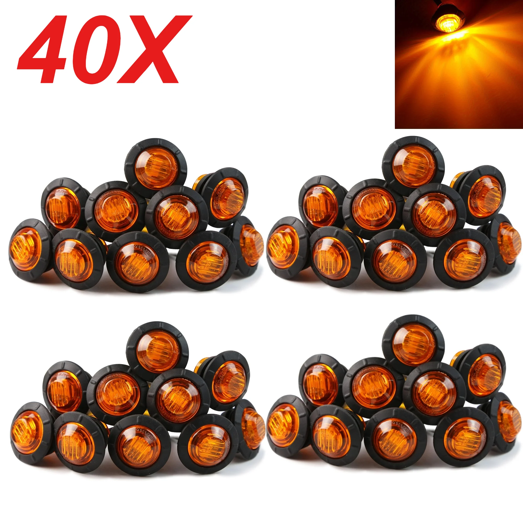 40PCS 3/4
