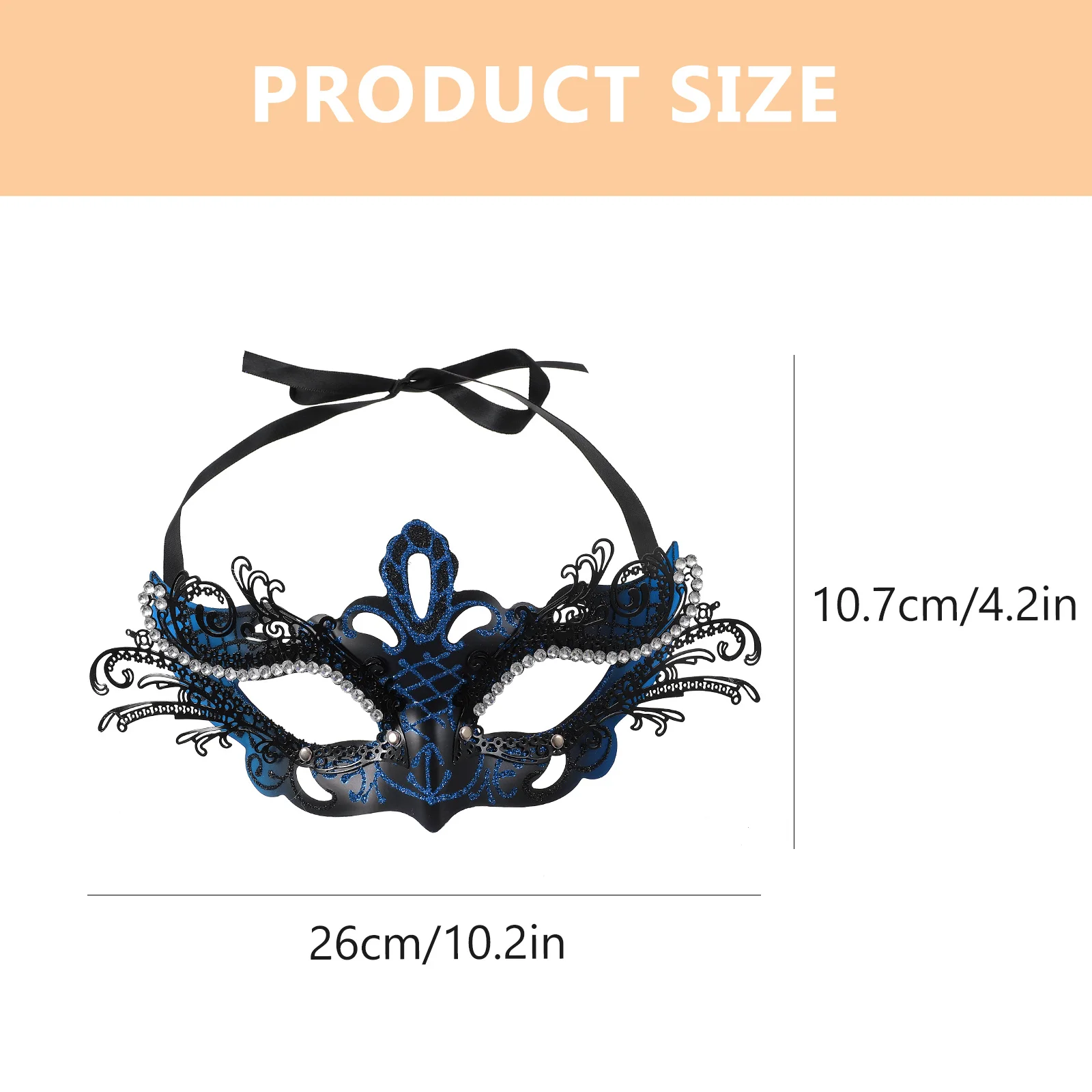 Máscara de mascote de borboleta, meia máscara de ferro de plástico durável para festa de halloween, cosplay, fantasia de aniversário, dramatização