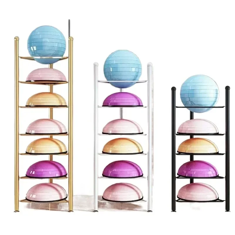 

Speed ball semi-circular balance wrought iron rack, sports yoga ball rack fitness equipment