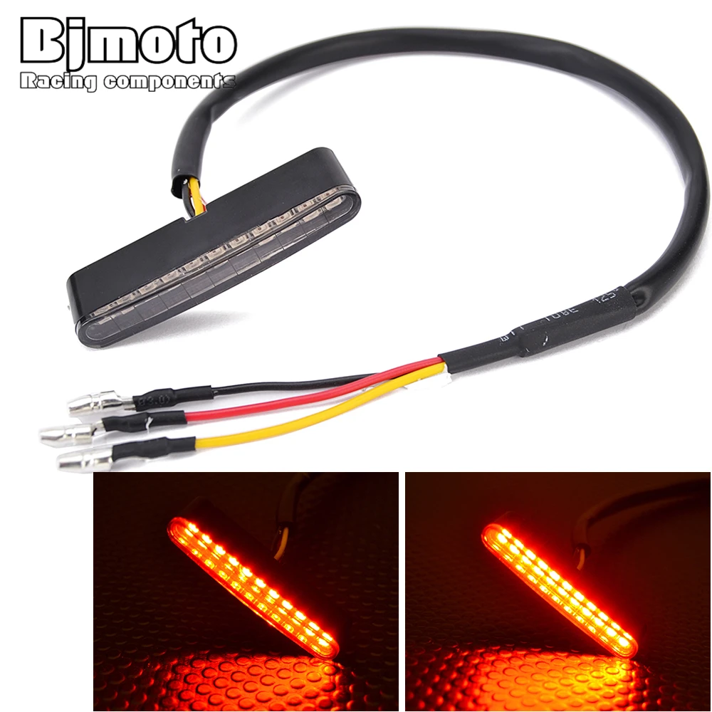 12V Universal LED Car Motorcycle License Number Plate Light Waterproof Rear Tail Light for Trailers Trucks Vans Lorries Caravans