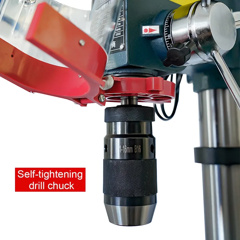 2025 رائجة البيع 16 مللي متر 750 واط 10 بوصة 12 سرعة ناقل الحركة الصناعية الحفر الصحافة الصناعية مقاعد البدلاء نوع طحن الموضوع الحفر الصحافة #6