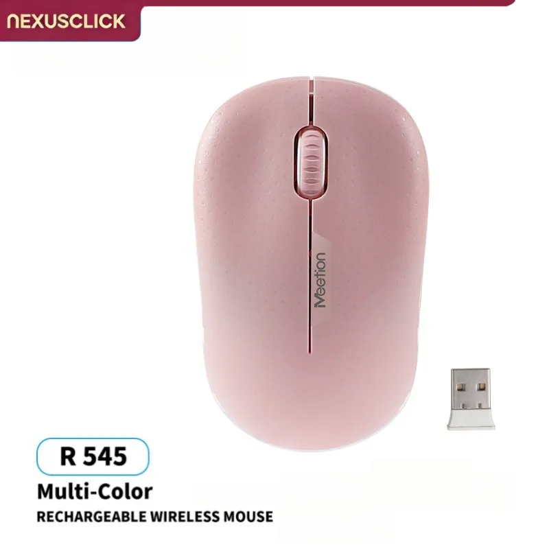 NexusClick 2.4G Silent Wireless Mouse,Ergonomic with USB Receiver,1600 DPI,5 Million Click Life,Energy Saving,for PC Office Home