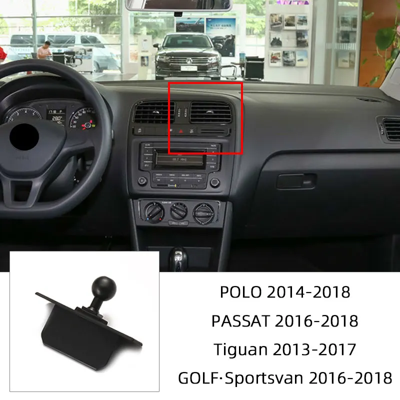For VW Volkswagen Magotan Lavida Sagitar Passat Golf 8 Tiguan Polo T-ROC Car Dedicated Phone Holder Bracket Mount Special Base