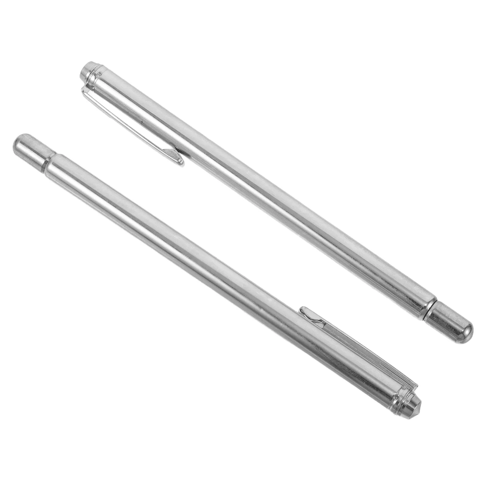 2Pcs Metal Adjustable Telescopic Rod Stainless Steel Extendable Divining Tool Outdoor Water Dowsing Rods Metal