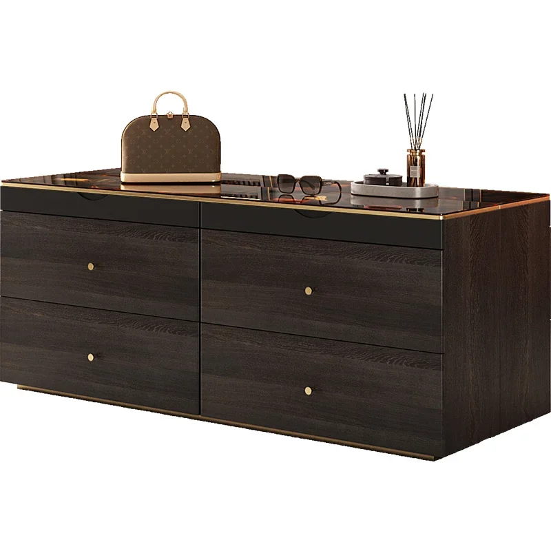 Italian-Style Light Luxury Island Cabinet Home Modern Minimalist Locker Cloakroom