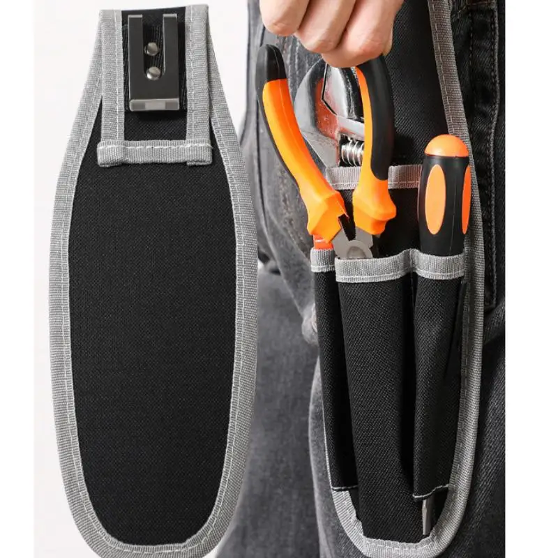 

HOT!Wear-resistant Tool Waist Bag Oxford Cloth Multilayer Storage Tool Belt Hanging Bag Thickened Electrician Tool Bag