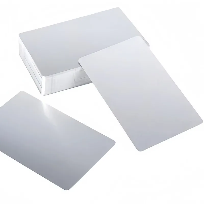 

5 упаковок визитных карточек из глянцевой нержавеющей стали с гравировкой, яркие для маркировых рекламных мероприятий, маркетинга