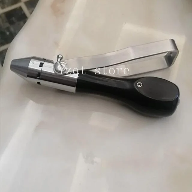 1891 German multifunctional semi-automatic forward and reverse lever type wooden handle retro ratchet screwdriver