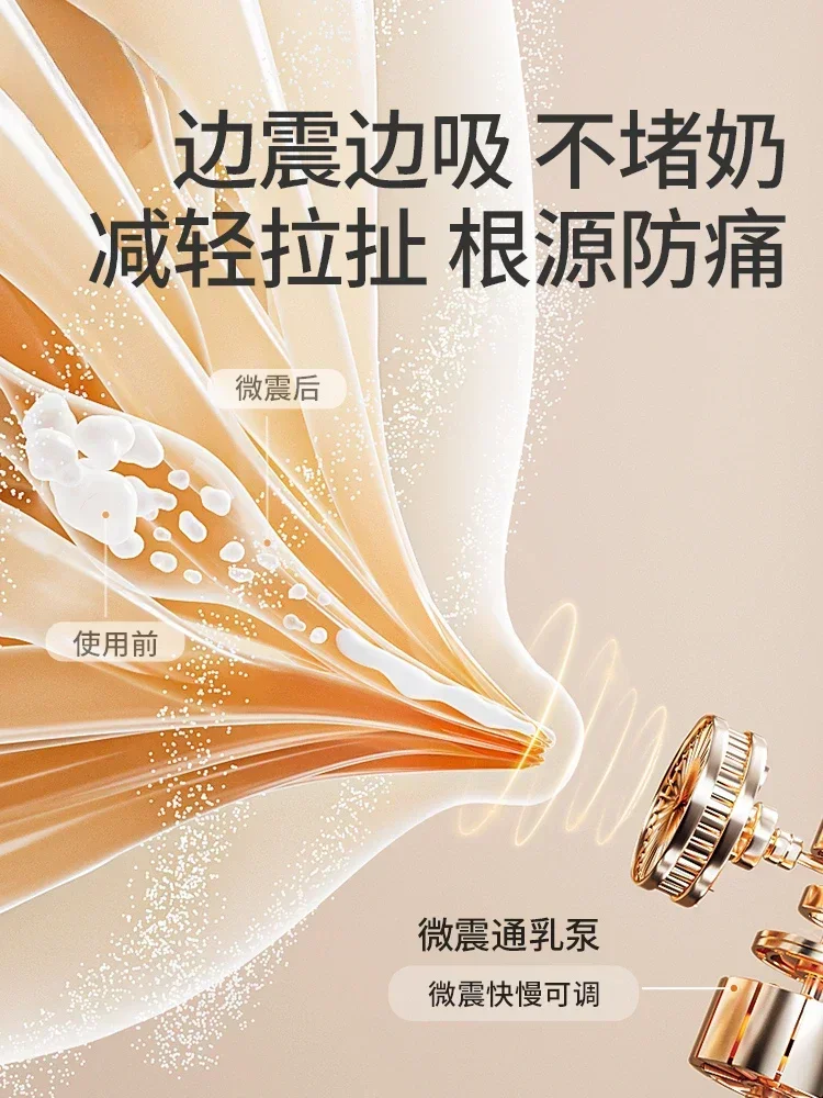 Bilateral Electric Breast Pump Fully Automatic High Suction Breast Milk Collection MilkerHot Sales
