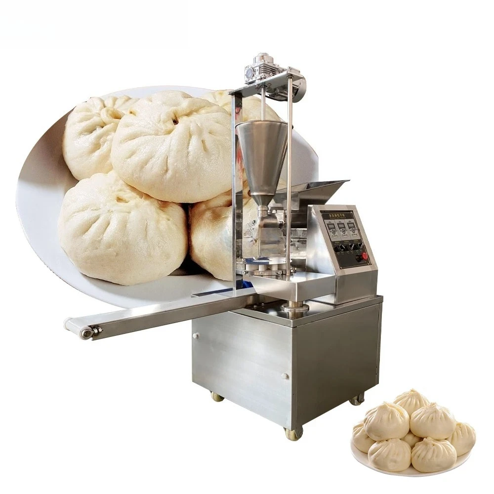 Máquina automática comercial para hacer bollos rellenos al vapor Sambosa Siao Long Pao Siopao