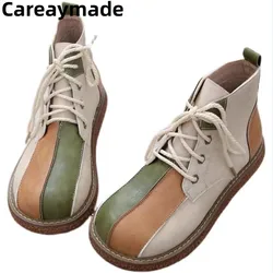 Careaymade-stivali da donna caldi autunnali e invernali comodi muffin cuciti scarpe uniformi da donna comodi stivali corti Casual