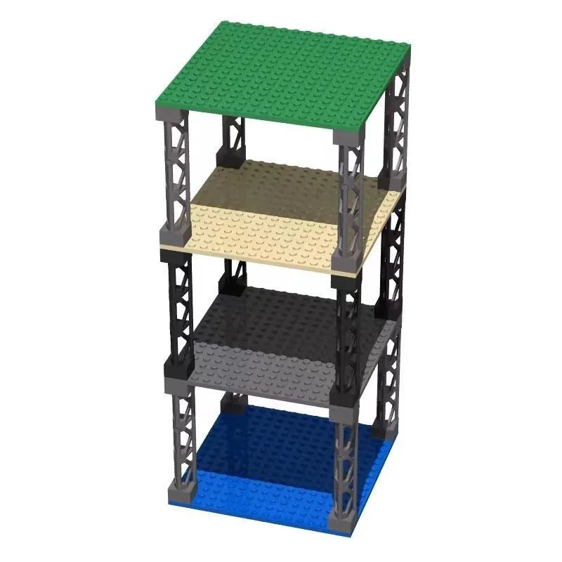 2 قطعة 16 × 16 لوحات أساسية مزدوجة الجوانب لبنات البناء، لوحات DIY لبناء مدينة MOC، لعبة تعليمية متوافقة للأطفال