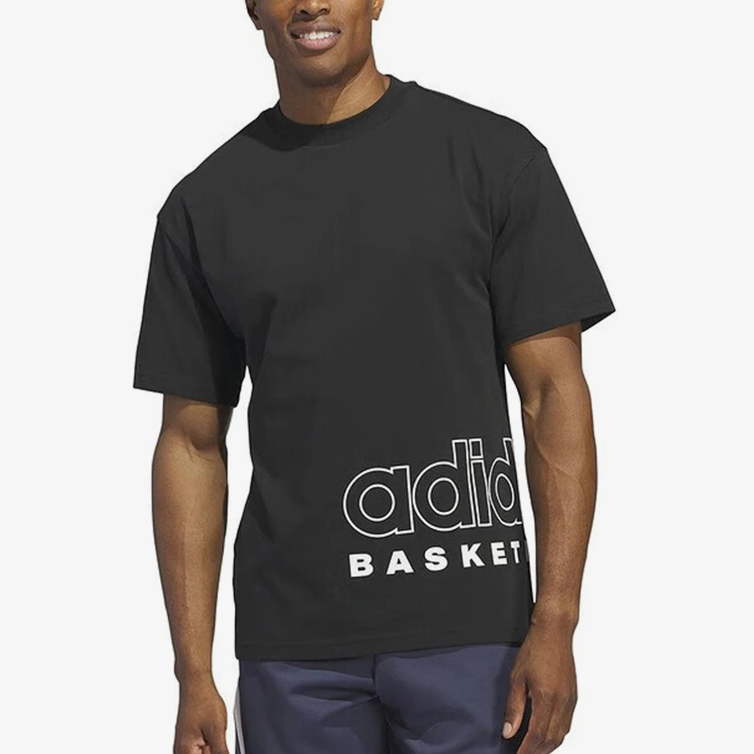 

Adidas Original SELECT TEE Мужская минималистичная футболка с круглым вырезом IR9267