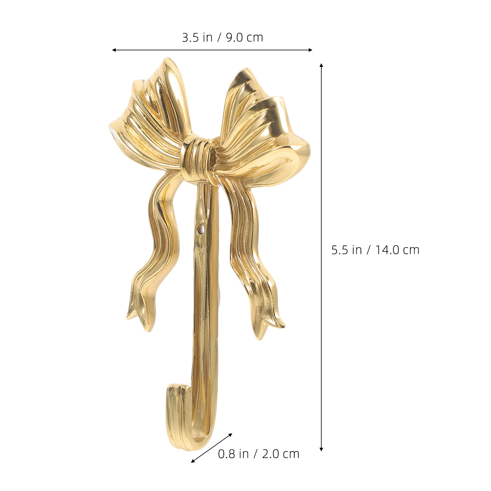 Towel Brass Bow Hook Office Hooks over The Door Drying Rack Collapsible Hanger Decorative