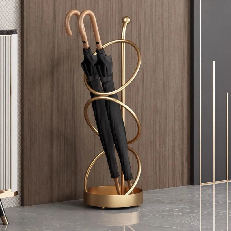 （no Umbrella ）Metal Luxury Entrance Umbrella Stands Simple Creative Colorful Living Room Holder Modern Stable Household