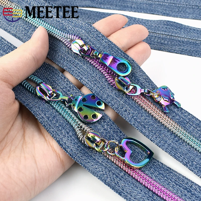 

2M 5# Nylon Zipper Roll Zip Tape with Sliders for Bags Pocket Clothes Decoration Zips Easy Repair Zippers DIY Sewing Accessories