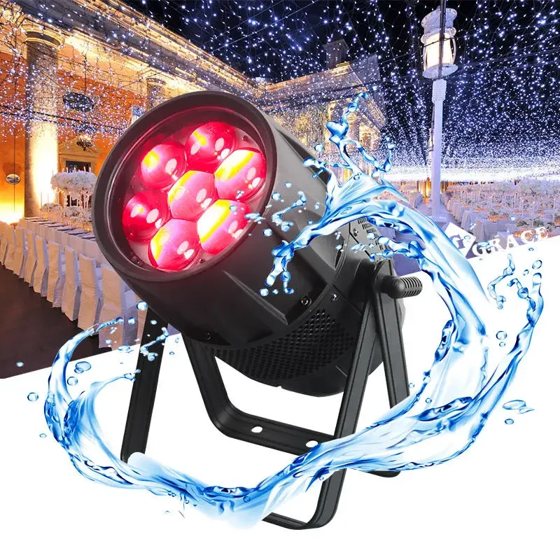 5° - 45° Motorized Zoom 7x40W Waterproof IP65 LED Par Light RGBW 4IN1 DMX Outdoor Dj Disco Stage Lighting Wash Spotlight