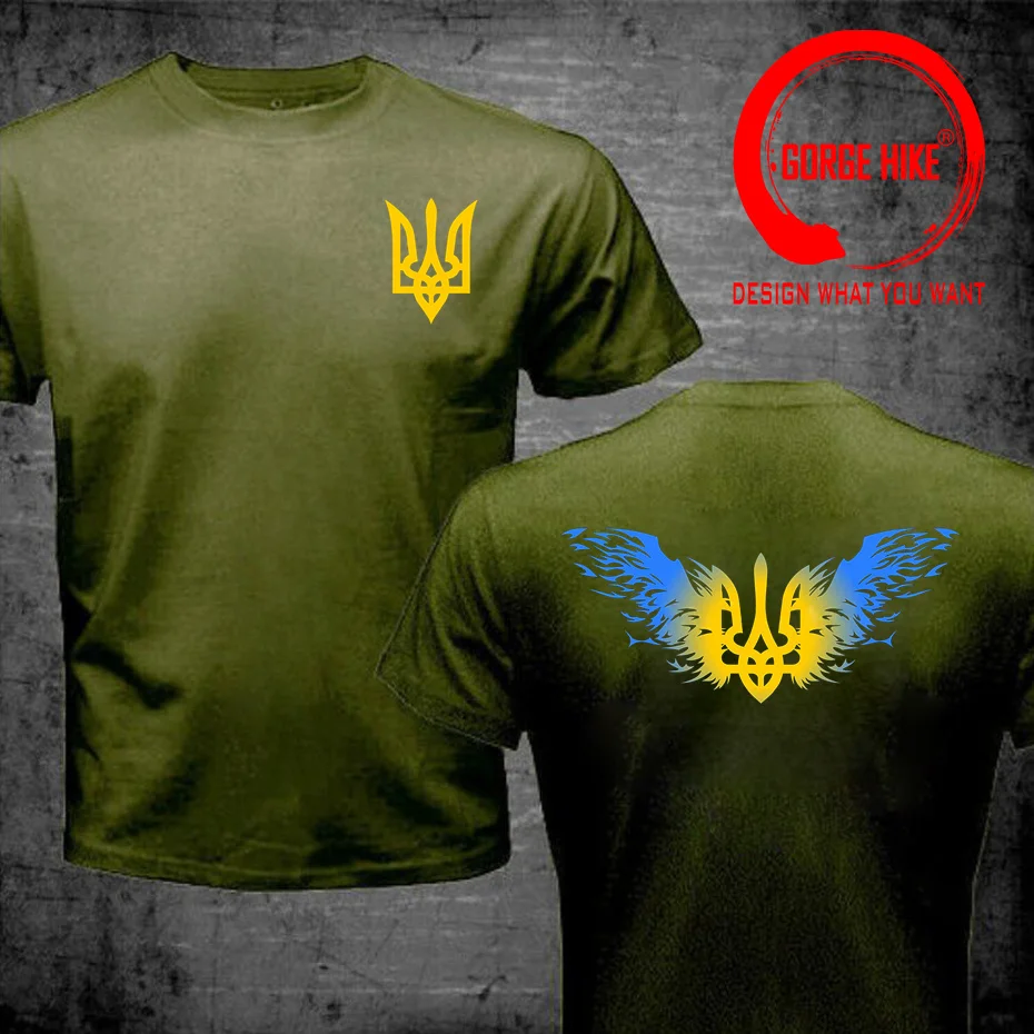 Zelensky Ukraine T-shirt Women T-shirts Men Ukrainian T Shirt Male Ukraine Trident Army Cotton Tee Shirt Woman Clothes Tops Tees