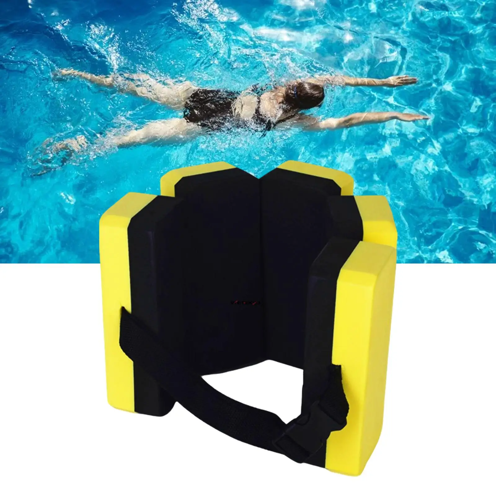 Swimming Belt EVA Water Running Belt Back Floats for Kids Beginners Children