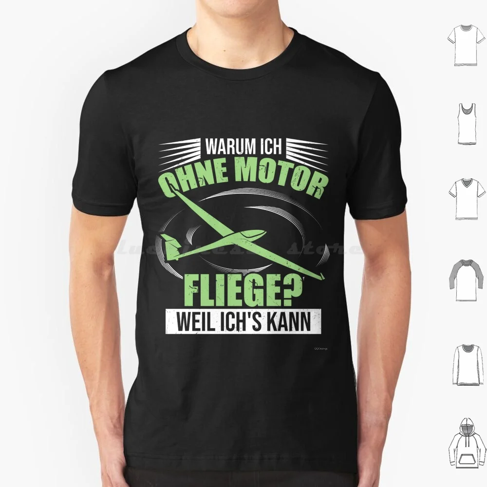 Glider Pilot Environmentally Friendly Glider Piloting T Shirt Big Size 100% Cotton Glider Pilot Pilot Soaring Thermals Gliding