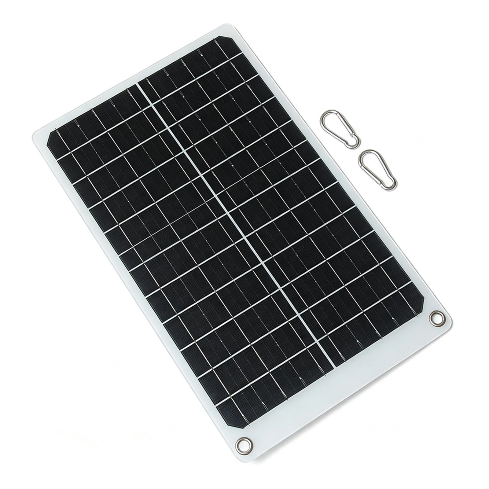 11W Solar Charging Panel 12V DC5521 Monocrystalline 24.5% Efficiency for Outdoor CCTV Garden Light Water Pump