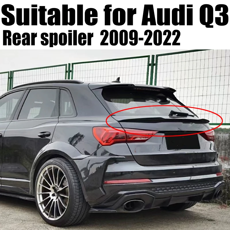 

Высококачественный спойлер для Audi Q3 Sportback из АБС-материала для заднего крыла автомобиля, праймер цвета Audi Q3 SPORTBLACK 2019-2022 M4 Style