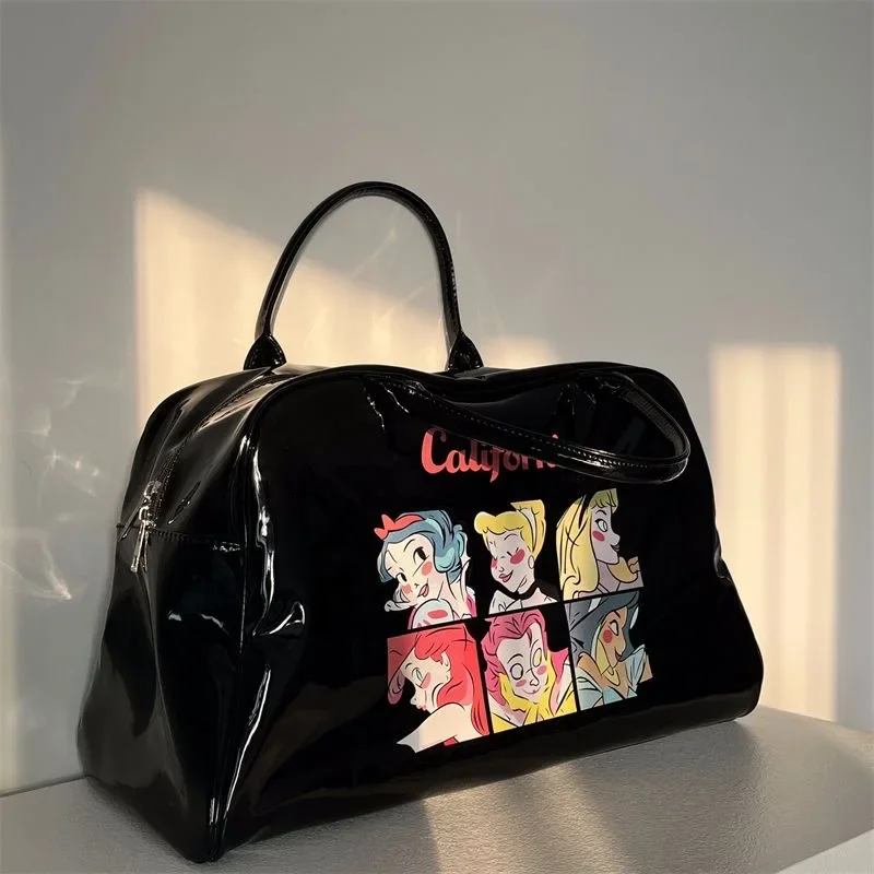 45x20x27cm Disney śnieżnobiała nowa torebka damska moda kreskówka luksusowa marka damska torba podróżna torebka torba o dużej pojemności