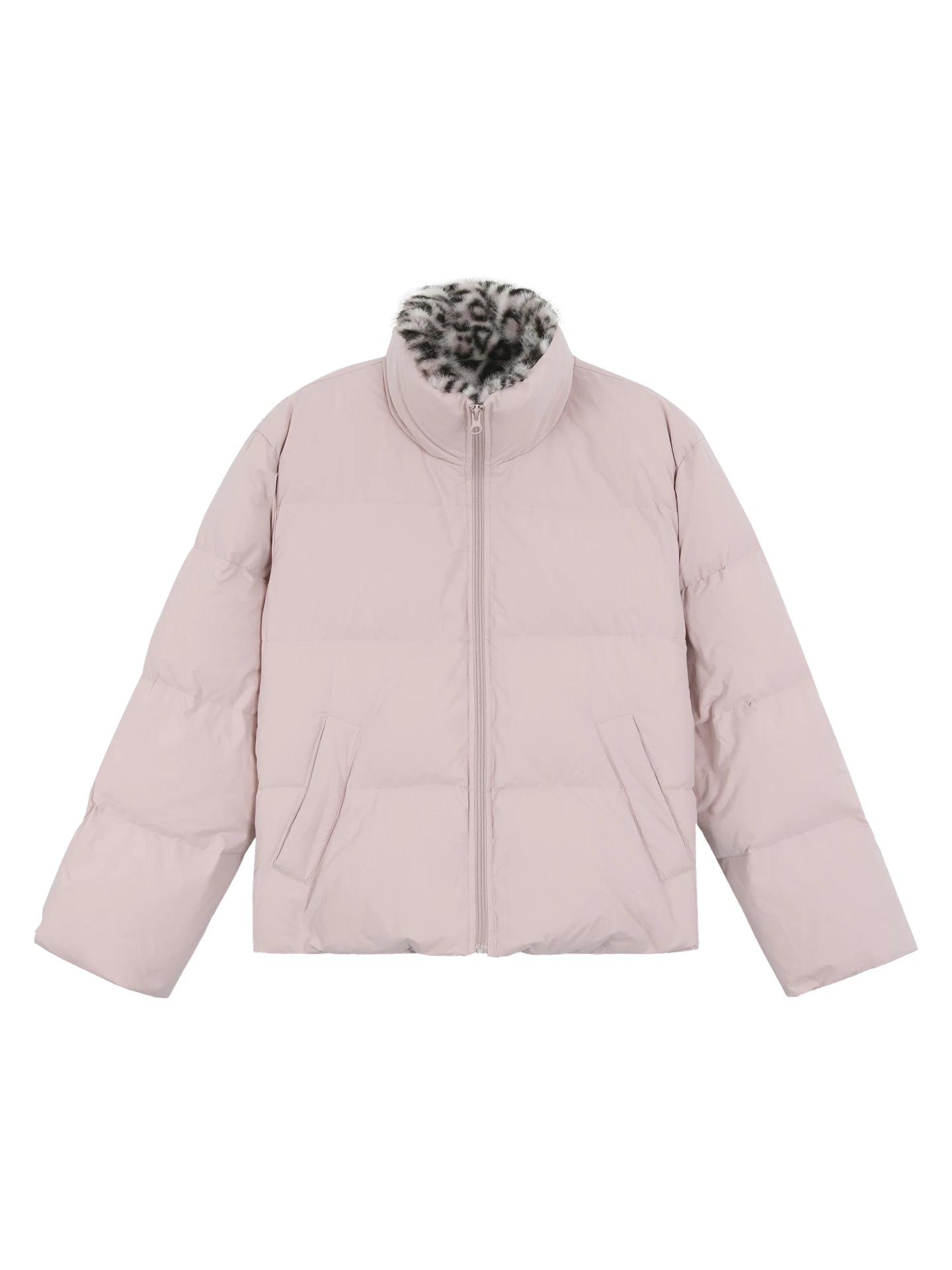 レッドセレブリティスタジオ レディース ショートピンクダウンジャケット 2025年新作 冬ファッション 90%ホワイトダックダウン 暖かくスタイリッシュなアウターウェア