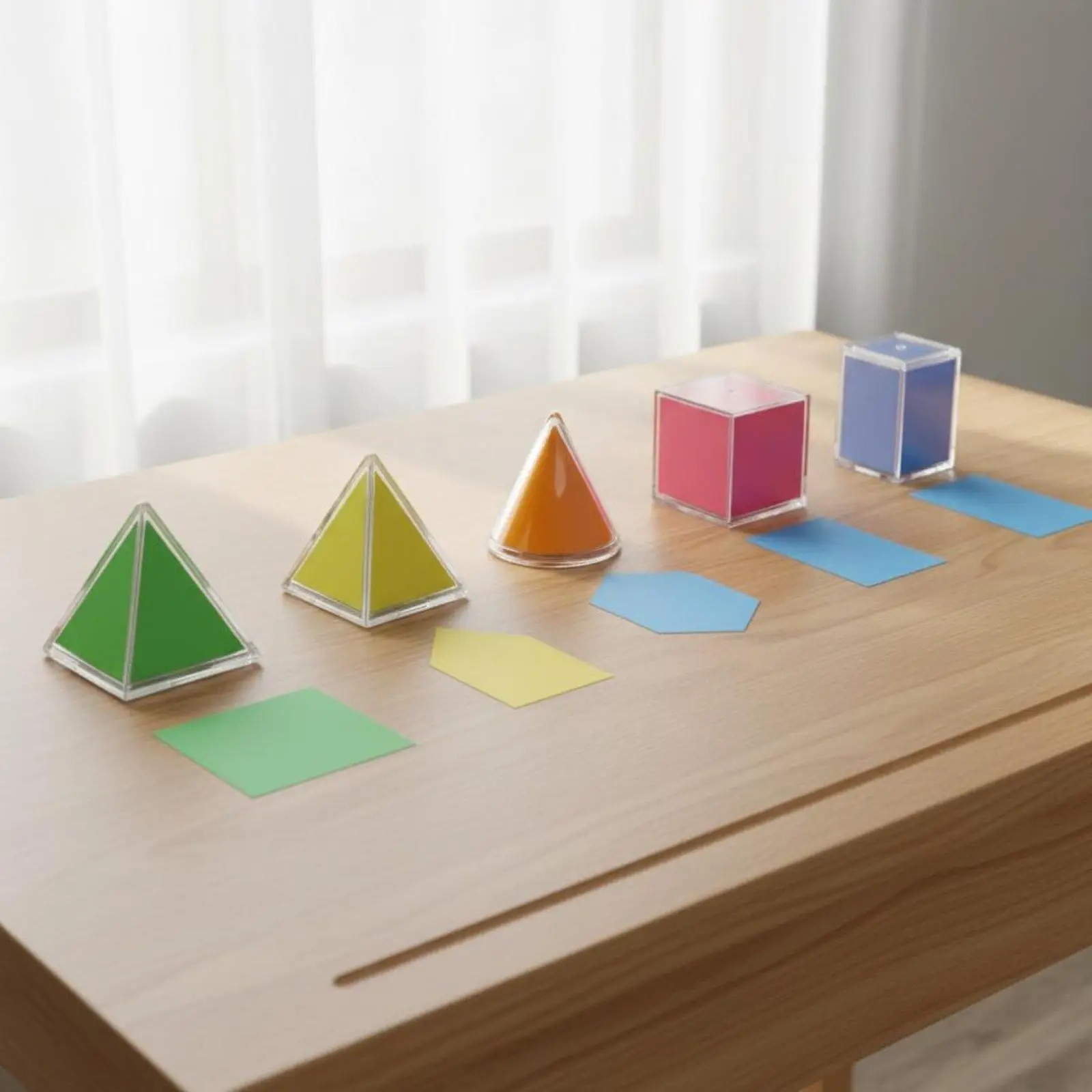 Geometry Teaching Aid 8 Piece Math Shapes Visual Learning Model Kit Educational Material for Mathematics Classroom Geometry Teaching Aid 8 Piece Math Shapes Visual Learning Model Kit Educational Material for Mathematics Classroom