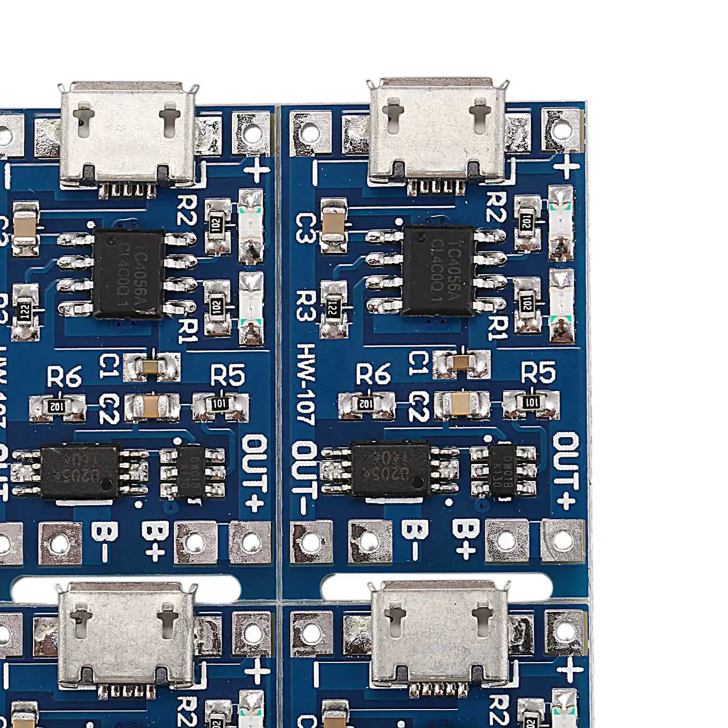 10 Stuks 5V Mini Usb 1a 18650 Voor Tp4056 Lithium Batterij Oplaadbord Met Bescherming Oplader Module