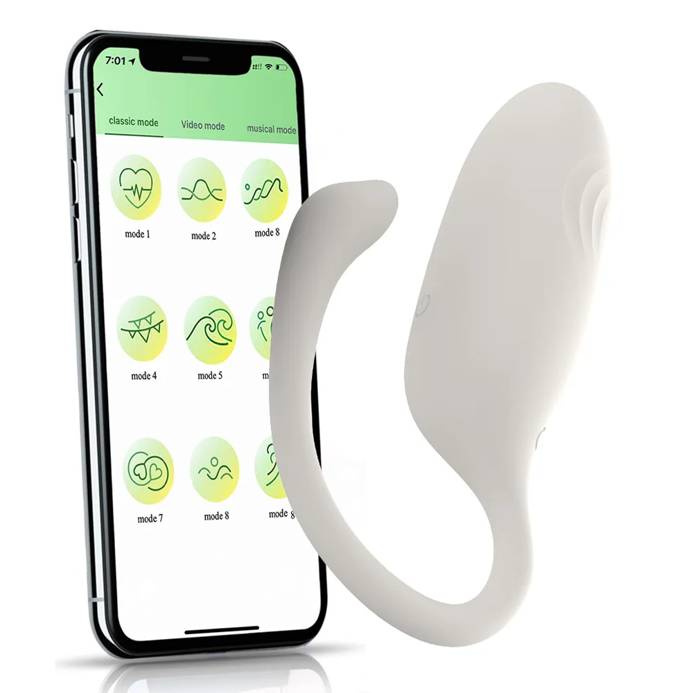 App التحكم عن بعد مع 9 أوضاع تردد الاهتزاز مقاوم للماء هزاز الإناث الاستمناء زوجين الكبار النساء الجنس لعب 18 + #4