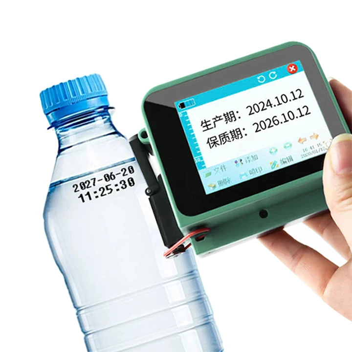 Neue Inkjet Drucker Wasserdichte Tragbare Mini Glas Keramik Kunststoff Logo Aufkleber Drucker Druckmaschine Handheld Inkjet