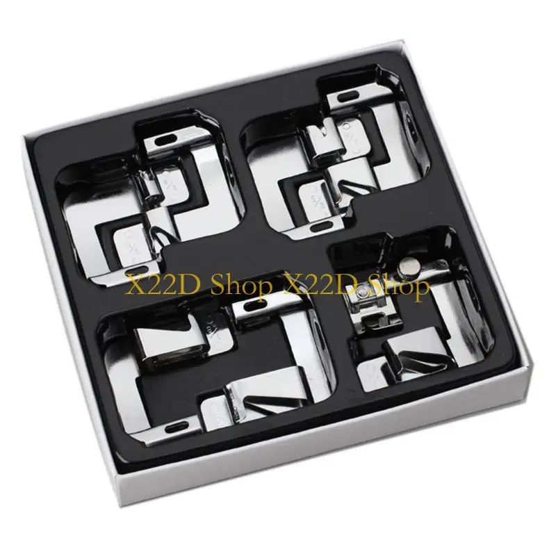 

X22D Wide Rolled Hem Presser Foot 7 Size Hemmer Foot Sewing Machine Hemming Presser