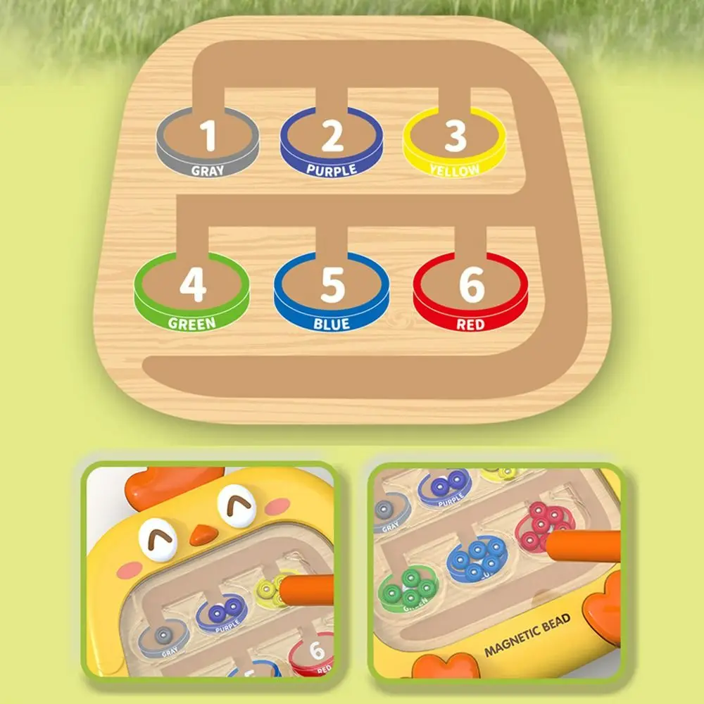 Chicken Shape Magnet Sketchpad Fine Motor Skills Intellectual Development Magnetic Maze Board Magnetic Puzzle Activity Board