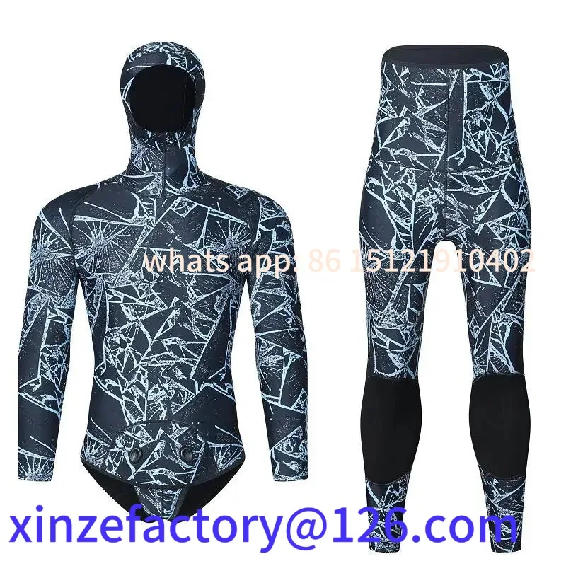 

Be suitable for 3mm Split Diving Suit Deep Snorkeling Swimming Long Sleeved Cold Resistant