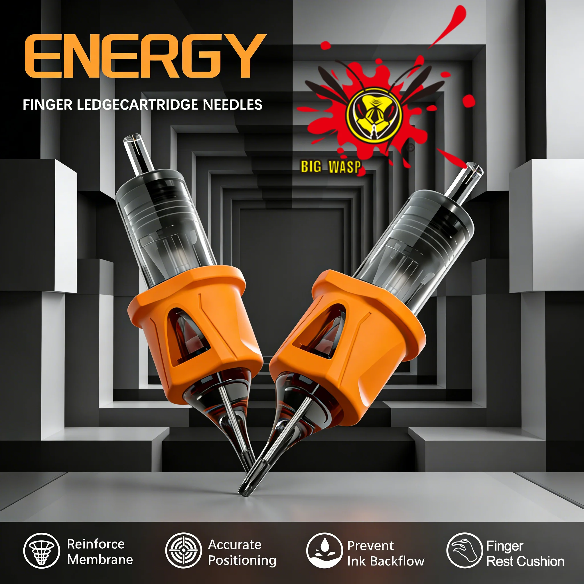 

BIGWASP 20 шт. иглы для татуировки со смешанными картриджами RL RS RM M1 одноразовые стерилизованные безопасные иглы для татуировки для роторных тату-машин