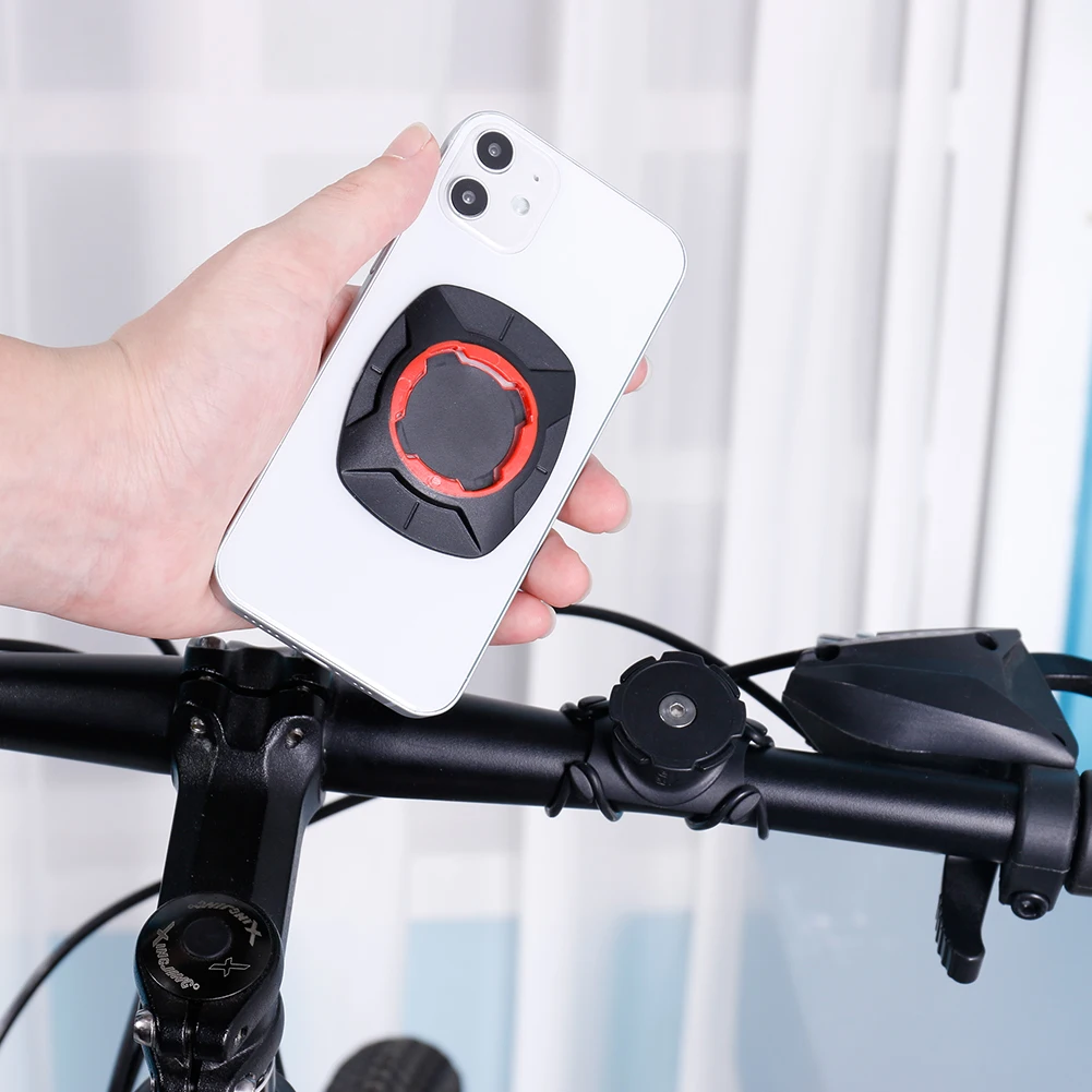 1-5Set Bicycle Handlebar Phone Stand Detachable Mountain Road Bicycle Phone Clamp Motorcycle Phone Bracket for Riding Equipment