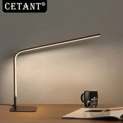 LED Desk Lamp Modern Dimming Lighting Bedroom Headboard Study Living Room Home Indoor Long Strip Shaped Reading Minimalist Light