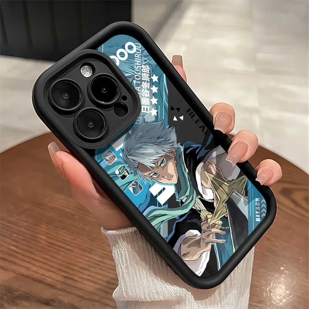 Anime B-Bleachs Hot Phone Case For IPhone 17 16e 16 15 14 13 12 11 Air Pro Max Mini XR XS X 7 8 6 6s Plus Soft TPU Back Cover