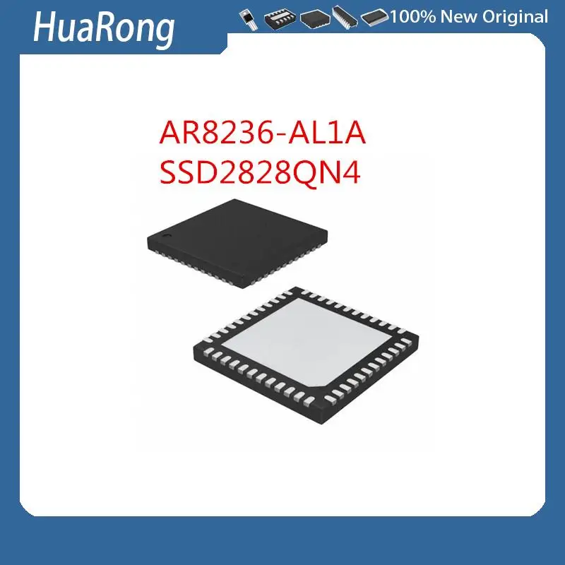 10PCS/LOT   AR8236-AL1A    AR8236    SSD2828QN4   SSD2828QN4R    SSD2828     QFN68