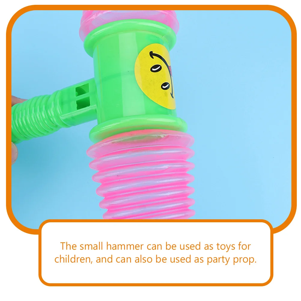 8 قطع مطرقة صار للأطفال بلاستيكية صغيرة خفيفة الوزن تفاعلية قصف أطفال حفلة ألعوبة مطرقة أطفال #5