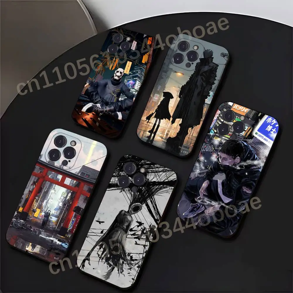 

Game G-Ghostwire Tokyo Phone Case For iPhone 17,16,15,14,13,12,11,Pro,MAX,Plus TPU Soft To Skin-friendly Cover
